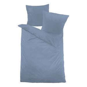 Parure de lit Damast Embo Coton - Bleu clair mat