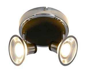 LED-plafondlamp Neapel roestvrij staal - Aantal lichtbronnen: 2