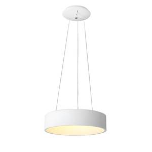 LED-hanglamp Carla plexiglas/roestvrij staal - 1 lichtbron - Wit - Diameter: 45 cm