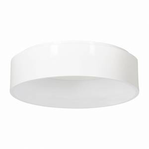 LED-plafondlamp Carla plexiglas/roestvrij staal - 1 lichtbron - Wit - 45 x 13 x 45 cm