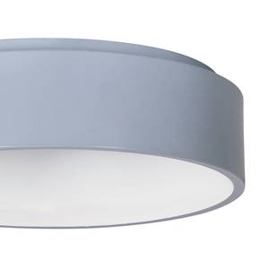 LED-plafondlamp Carla plexiglas/roestvrij staal - 1 lichtbron - Grijs - 45 x 13 x 45 cm