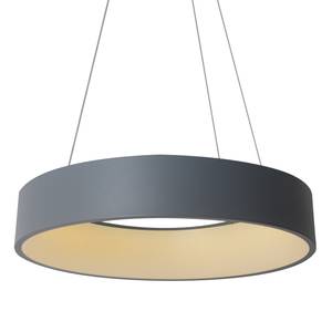 LED-hanglamp Carla plexiglas/roestvrij staal - 1 lichtbron - Grijs - Diameter: 45 cm