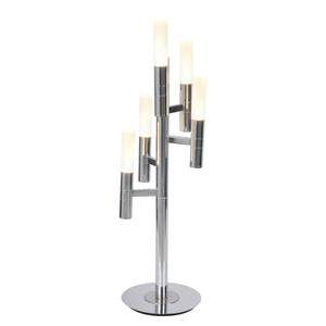 LED-Tischleuchte Candle Milchglas / Edelstahl  - 5-flammig