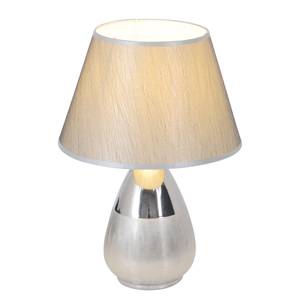 Lampe Elena Tissu mélangé / Acier inoxydable - 1 ampoule