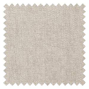 Gestoffeerde hocker Cala II structuurstof - Geweven stof Saia: Beige