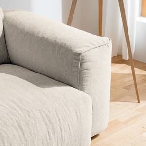 Sofa Hudson VII (3-Sitzer) Strukturstoff - Webstoff Saia: Beige