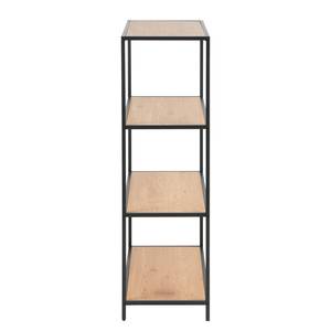 Open kast Coogee III wild eikenhouten look/zwart - wild eikenhouten look - Hoogte: 114 cm