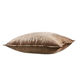 Housse de coussin Glam Tissu mélangé - Marron chocolat