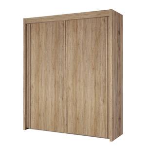 Armoire à portes coulissantes Imperial I Sans miroir - Imitation chêne de San Remo clair - Largeur : 151 cm