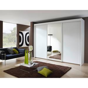 Zweefdeurkast Imperial II Met spiegeldeur - Alpinewit - Breedte: 300 cm