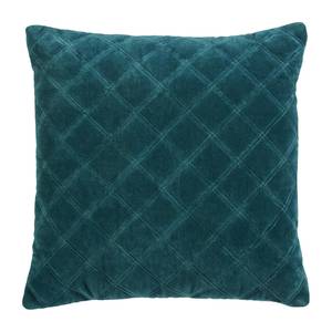 Coussin Vercors Coton - Bleu pétrole