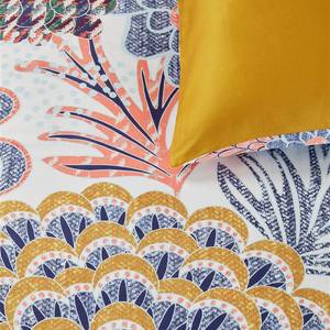 Parure de lit en satin Layered Bloom Coton - Multicolore - 260 x 200/220 cm + 2 oreillers 70 x 60 cm