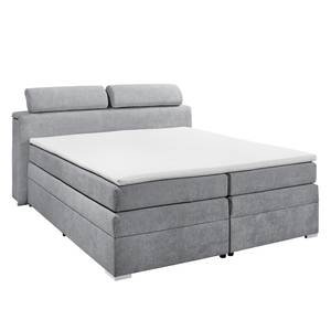 Lit boxspring Karise Microfibre - Gris foncé