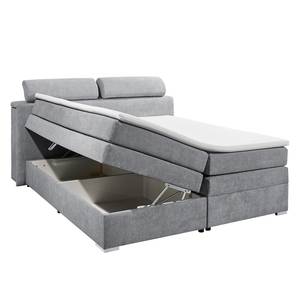 Lit boxspring Karise Microfibre - Gris foncé