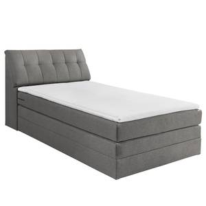 Boxspring Venslev Microvezel - grijs - 120 x 200cm