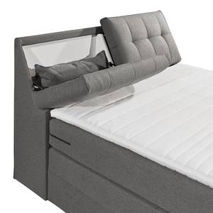 Boxspring Venslev Microvezel - grijs - 180 x 200cm