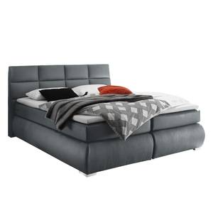 Lit boxspring Malm Microfibre - Anthracite - 160 x 200cm