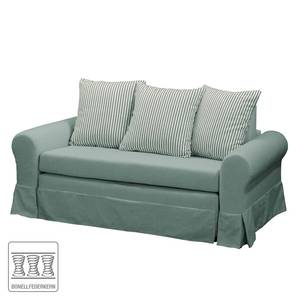 Schlafsofa Larmond Webstoff - Mintgrau - Breite: 165 cm