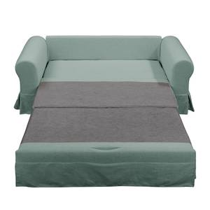 Schlafsofa Larmond Webstoff - Mintgrau - Breite: 165 cm