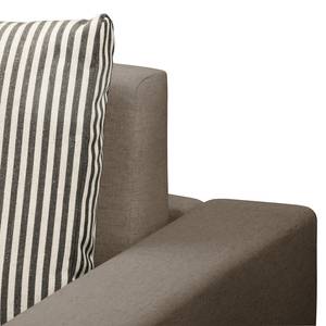 Slaapfauteuil Latina XVI geweven stof - Taupe