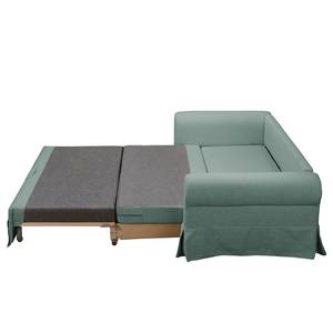 Schlafsofa Larmond Webstoff - Mintgrau - Breite: 185 cm