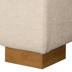 Schlafsessel LATINA Country mit Husse Webstoff - Webstoff Sari / Webstoff Habren: Beige / Beige-Grau