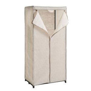 Garderobekast Bamboo kunststof/textiel - beige