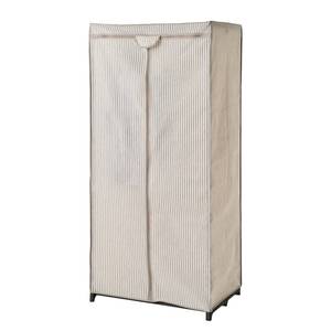 Garderobenschrank Bamboo Kunststoff / Textil - Beige