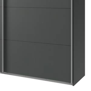 Armoire portes coulissantes Easy Plus II Imitation graphite - 135 x 210 cm