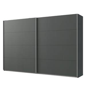 Armoire portes coulissantes Easy Plus II Imitation graphite - 225 x 210 cm