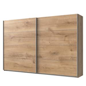 Zweefdeurkast Easy Plus II Eiken planken look - 270 x 210 cm