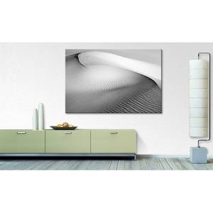 Impression sur toile Dune Gris - Bois massif - Textile - 120 x 80 x 2 cm