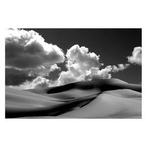 Afbeelding  Sand Dunes Grijs - Massief hout - Textiel - 120 x 80 x 2 cm