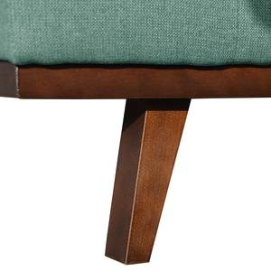 Sessel Billund II (mit Hocker) Strukturstoff - Mint