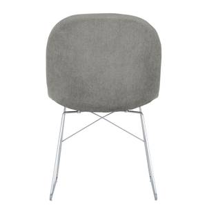 Chaises itSTOL III (lot de 2) Acier - Tissu Falo : Gris