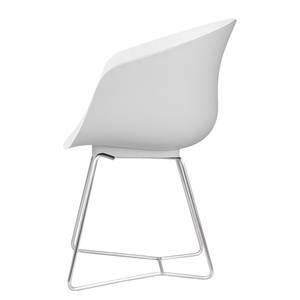 Chaises boSTOL II (lot de 2) Blanc / Argenté