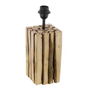 Tischleuchtengestell Ribadeo I Massivholz Pappel  - 1-flammig - Höhe: 33 cm