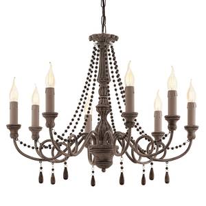 Hanglamp Colchester I massief beukenhout/staal - 72 x 110 x 72 cm