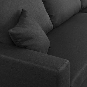 Ecksofa Coventry Webstoff - Schwarz