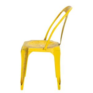 Chaises Bagh (lot de 2) Métal - Jaune