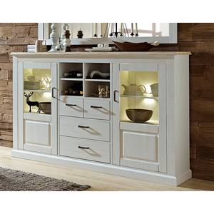 Credenza Curzu II Effetto pino bianco - Effetto quercia