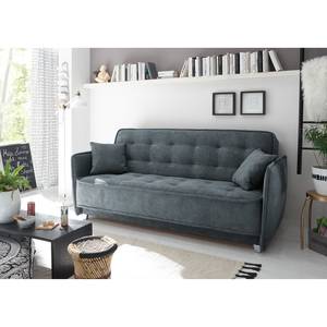 Schlafsofa Rewal Microfaser - Grau