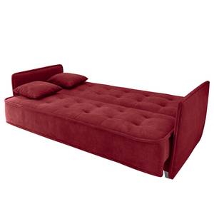 Canapé convertible Rewal Microfibre - Rouge