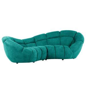 Grand canapé Blair II Tissu - Turquoise