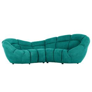 Grand canapé Blair II Tissu - Turquoise