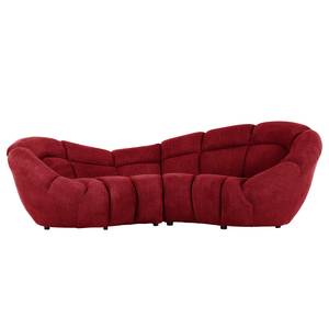 Grand canapé Blair II Tissu - Rouge
