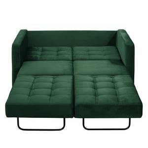 Canapé convertible Amado Velours - Vert foncé