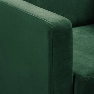 Sofa Croom I (3-Sitzer) Samt Krysia: Dunkelgrün