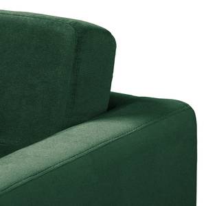Sofa Croom I (3-Sitzer) Samt Krysia: Dunkelgrün
