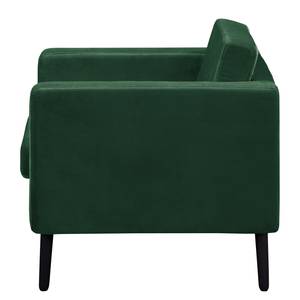 Fauteuil Croom Microfibre - Velours Krysia: Vert foncé - Sans repose-pieds